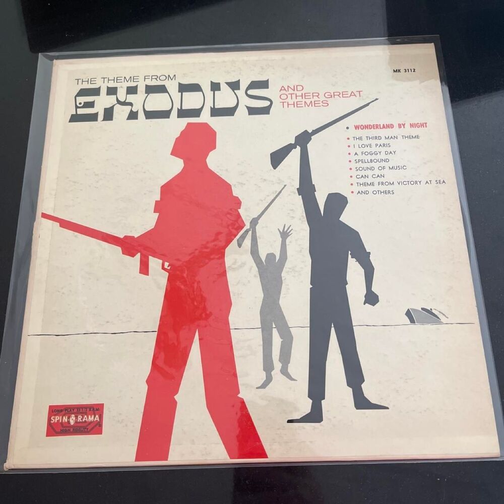 Red and Black Cds-and-vinyl